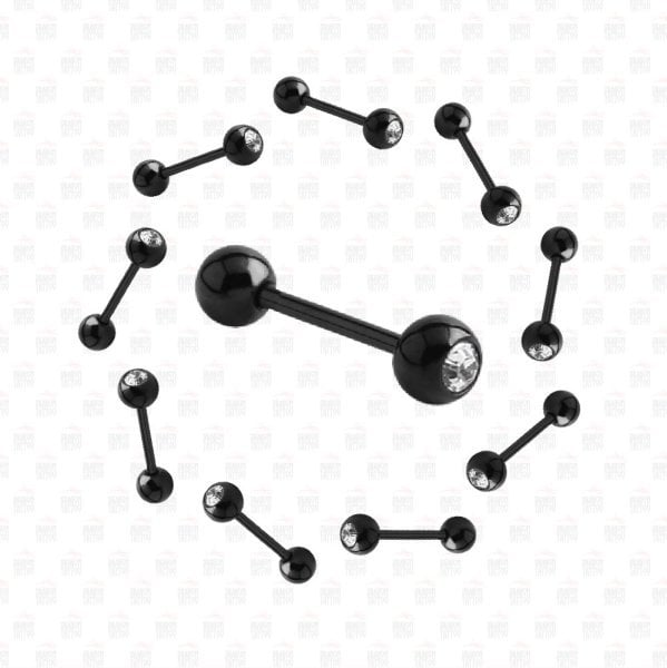 10 Adet Cerrahi Çelik Kulak Piercing