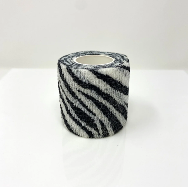 Zebra Desenli Grip Sargısı Tutacak Bandı Cover