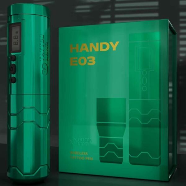 Tattoo Land Handy E03 Kablosuz Şarj Edilebilir Pilli Bataryalı Rotary Pen Dövme Makinesi 3,5mm Stroke Tattoo Land Handy E03 Kablosuz Şarj Edilebilir Pilli Bataryalı Rotary Pen Dövme Makinesi 3,5mm Stroke Mor