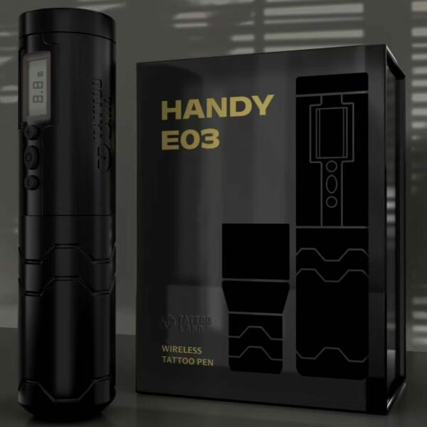 Tattoo Land Handy E03 Kablosuz Şarj Edilebilir Pilli Bataryalı Rotary Pen Dövme Makinesi 3,5mm Stroke Tattoo Land Handy E03 Kablosuz Şarj Edilebilir Pilli Bataryalı Rotary Pen Dövme Makinesi 3,5mm Stroke Mor