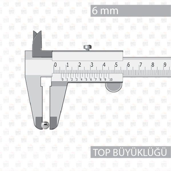 20 Adet Cerrahi Çelik 1.6 mm Bar Topu Taşsız