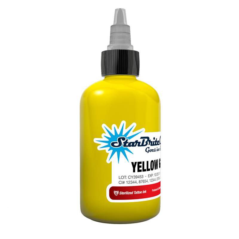 Starbrite Yellow Glow 1 oz 30 ml Sarı Dövme Boyası