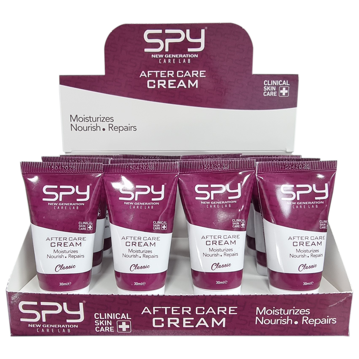 SPY Care Lab Dövme Sonrası Bakım Kremi Kutu 12 adet x 30 ml After Care Mor