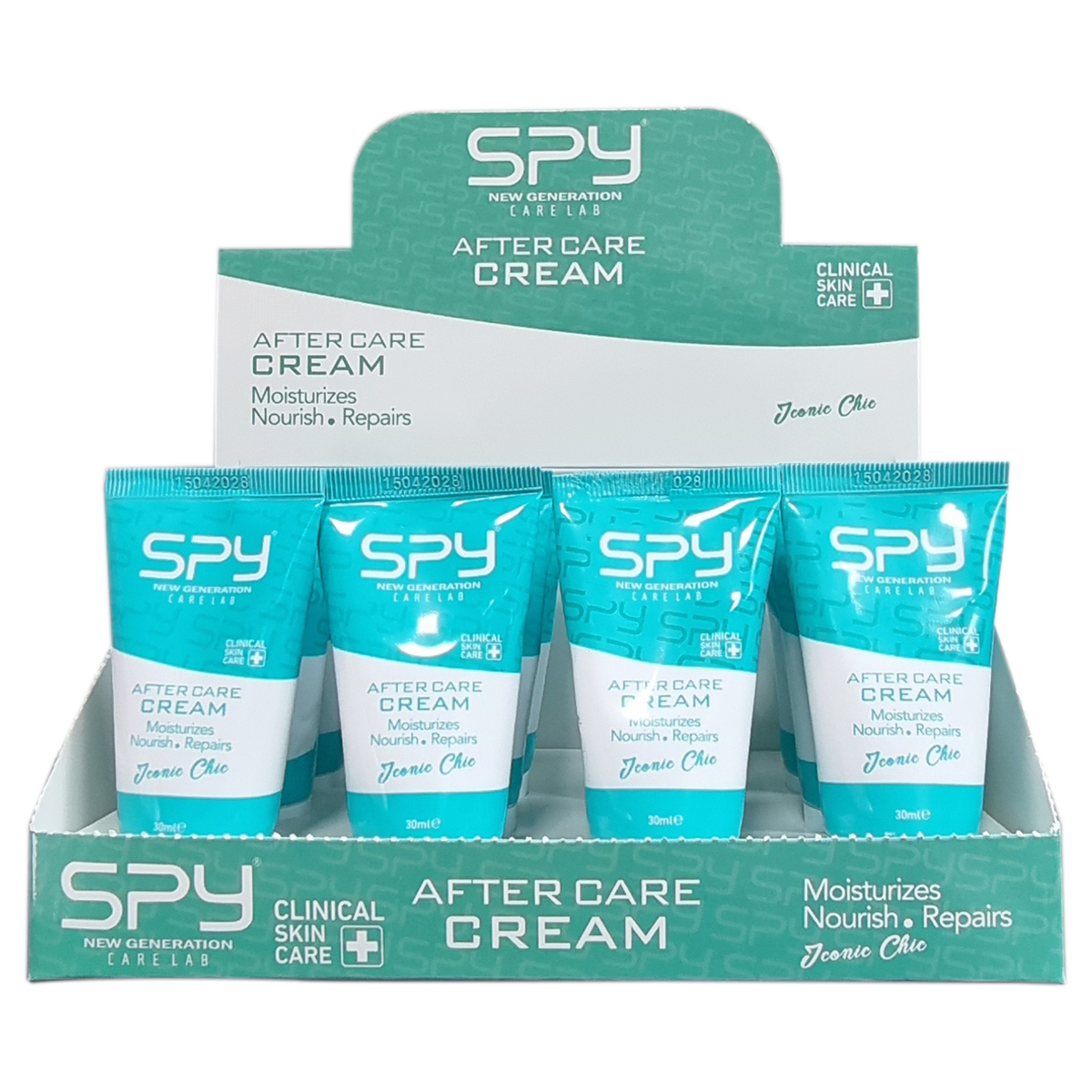 SPY Care Lab Dövme Sonrası Bakım Kremi Kutu 12 adet x 30 ml After Care Mavi Iconic Chic
