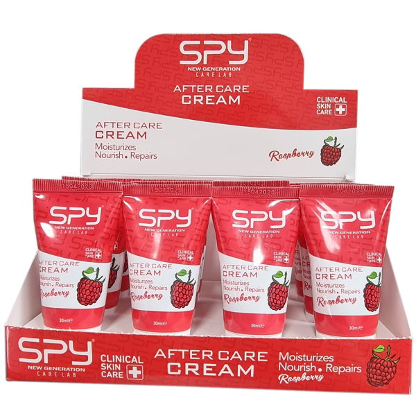 SPY Care Lab Dövme Sonrası Bakım Kremi Kutu 12 adet x 30 ml After Care Kırmızı Raspberry