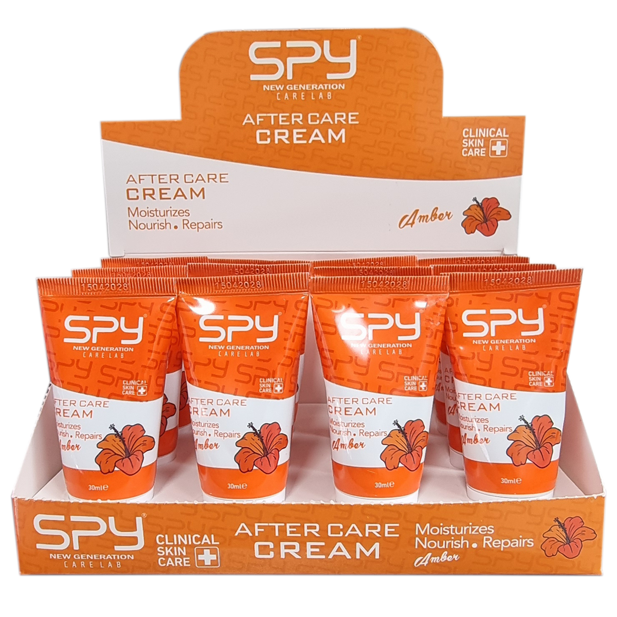 SPY Care Lab Dövme Sonrası Bakım Kremi Kutu 12 adet x 30 ml After Care Turuncu Amber