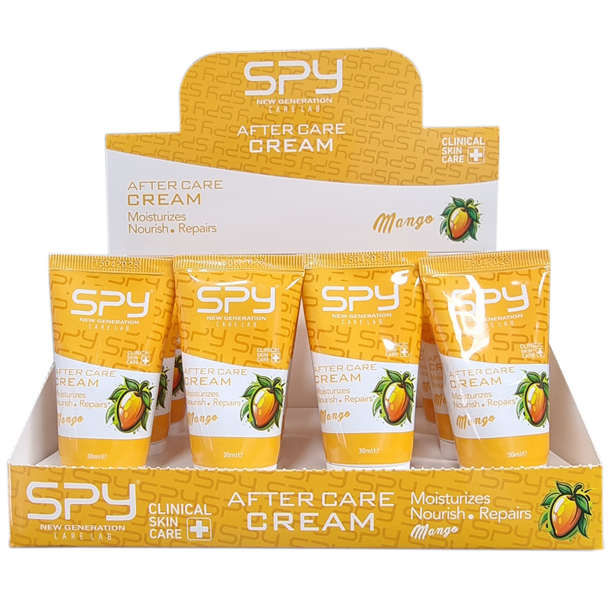 SPY Care Lab Dövme Sonrası Bakım Kremi Kutu 12 adet x 30 ml After Care Sarı Mango