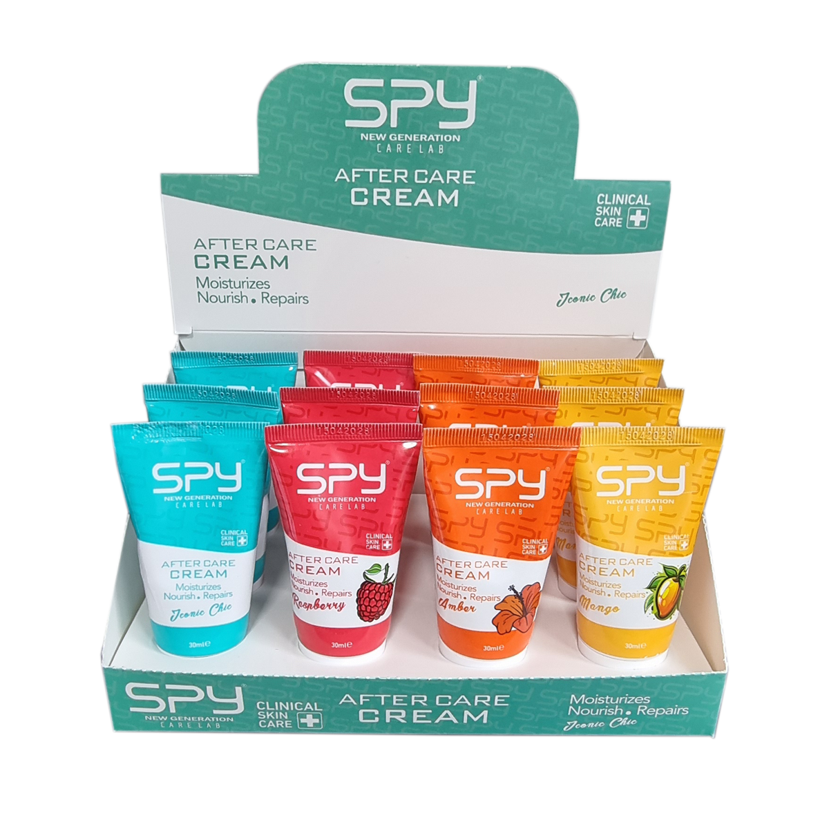 SPY Care Lab Dövme Sonrası Bakım Kremi Kutu 12 adet x 30 ml After Care Karışık Kutu