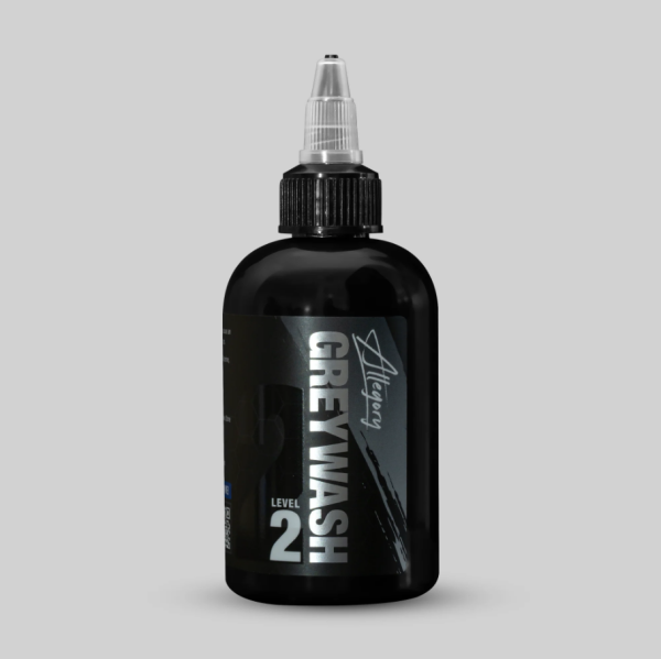 Allegory Ink Greywash Level 2 Light Açık Ton 4oz 120ml Gölge Dövme Boyası