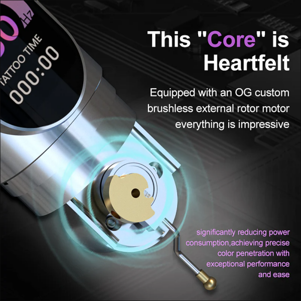 OG Produce Pioneer Inspiration Çift Bataryalı Kablosuz Pen Dövme Makinesi