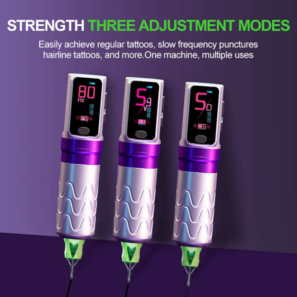 OG Produce Fury Çift Bataryalı Kablosuz Pen Dövme ve Saç Simülasyon SMP Makinesi