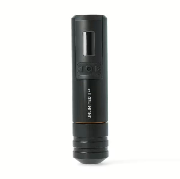 Cheyenne Sol Nova Unlimited II 2.5 mm Stroke Çift Bataryalı Kablosuz Dövme Makinesi - Siyah Renk