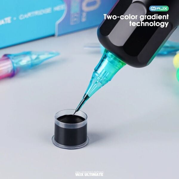 WJX Ultimate #08 Kodlu RL Round Liner Long Taper Cartridge Kartuş Dövme Çizgi İğneleri