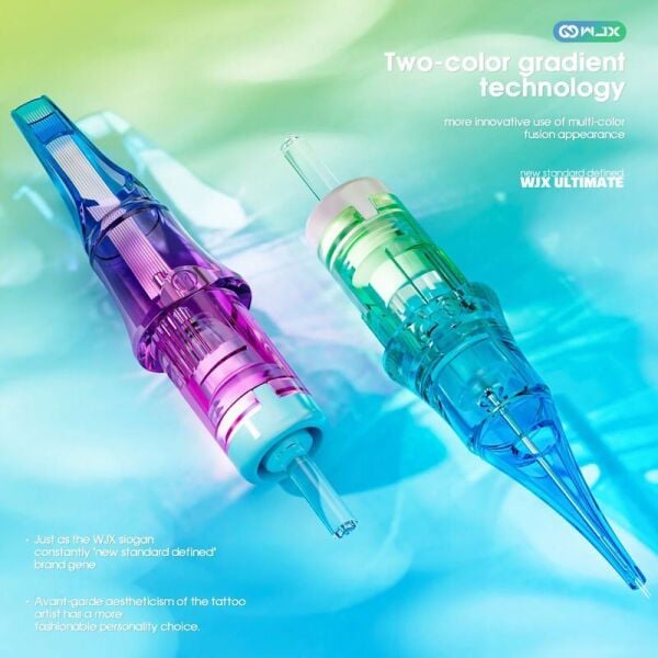 WJX Ultimate #10 Kodlu RL Round Liner Long Taper Cartridge Kartuş Dövme Çizgi İğneleri