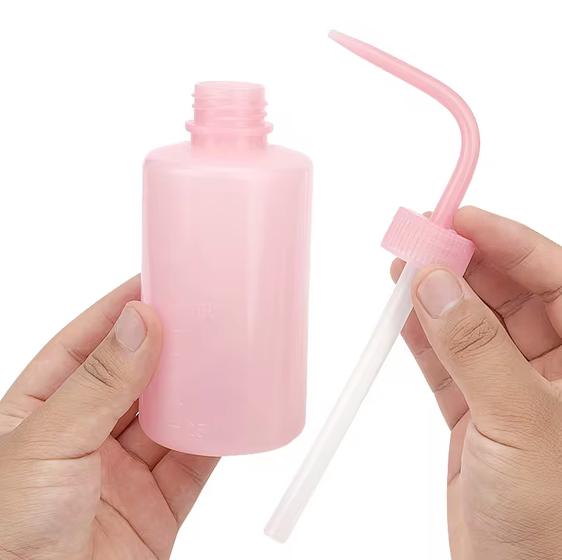 Dövme Temizleme Şişesi Basmalı ve Damlatmalı 250 ml Pembe