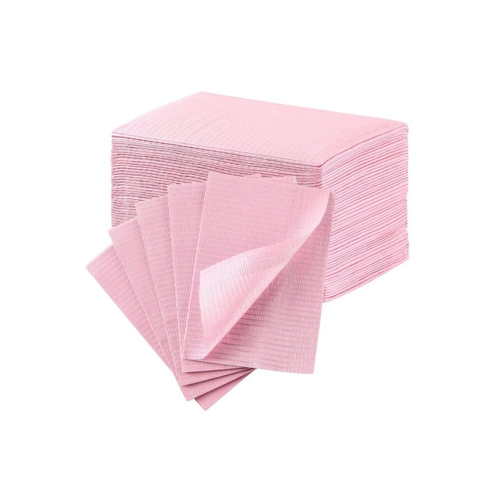 Su Geçirmeyen Pembe Tek Kullanımlık Dövme Sehpası Altlığı - Setup Örtüsü 100 Adet