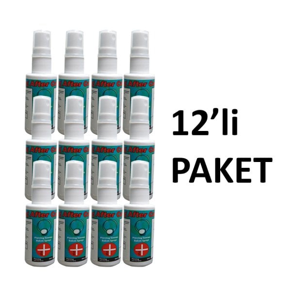 Piercing After Care Solution 50 ml Piercing Sonrası Bakım Solüsyonu 12'li Paket