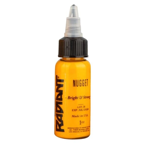 Radiant Nugget 1 oz 30 ml Koyu Sarı Dövme Boyası
