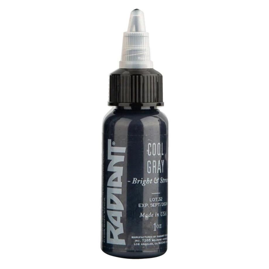 Radiant Cool Gray 1 oz 30 ml Gri Dövme Boyası