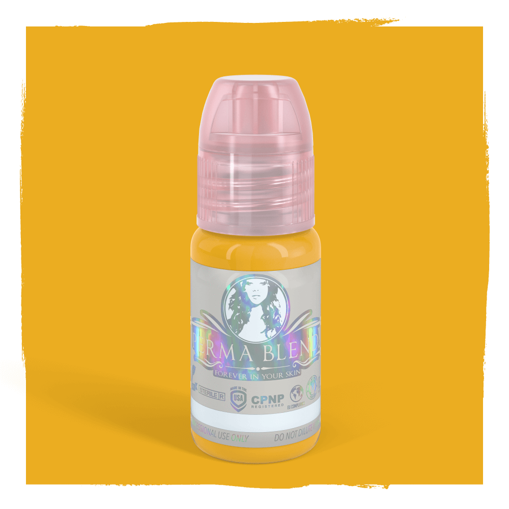 Perma Blend Soft Yellow Corrector 1/2 oz 15 ml Renk Düzenleyici Kalıcı Makyaj Boyası Permablend