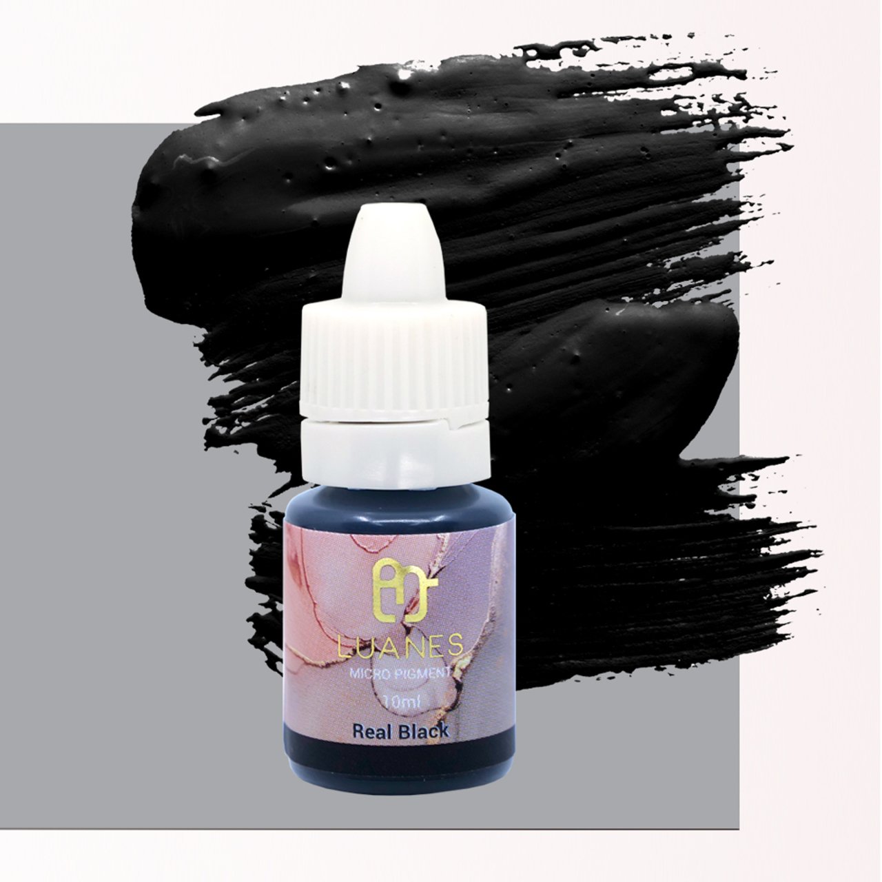 Luanes Real Black Microblading Kıl Tekniği ve Kalıcı Makyaj Boyası 10 ml