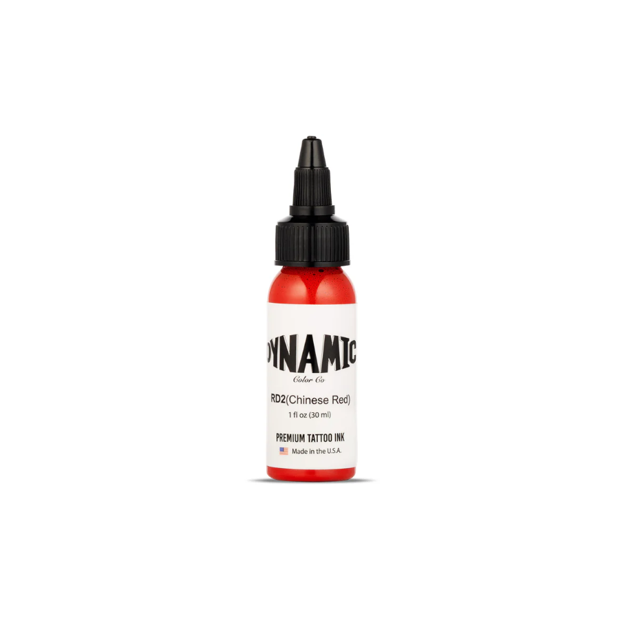 Dynamic Chinese Red 1 oz 30 ml Kırmızı Dövme Boyası