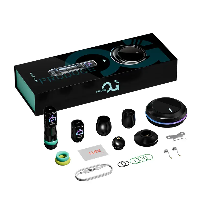 OG Produce Pioneer Inspiration Çift Bataryalı Kablosuz Pedallı Pen Dövme Makinesi Set