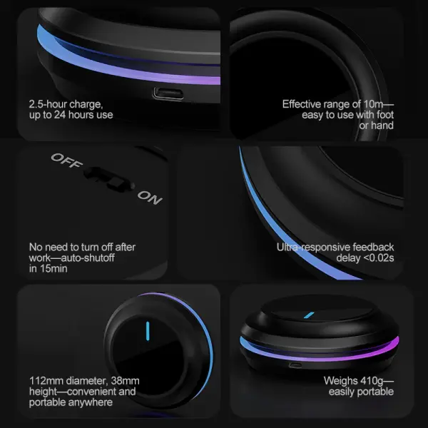 OG Produce Pioneer Inspiration Çift Bataryalı Kablosuz Pedallı Pen Dövme Makinesi Set