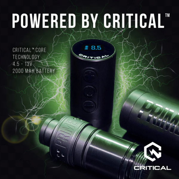 Prime x Critical Pen Kablosuz Bataryalı Dövme Makinesi Full Set 3,5mm Stroke