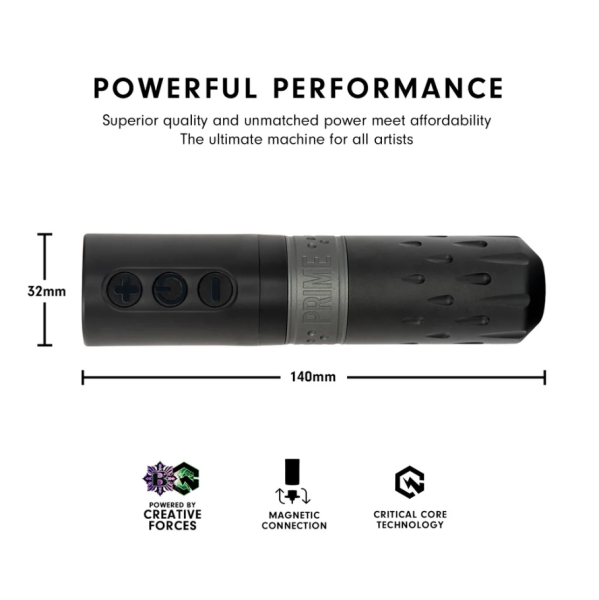 Prime x Critical Pen Kablosuz Bataryalı Dövme Makinesi Full Set 3,5mm Stroke