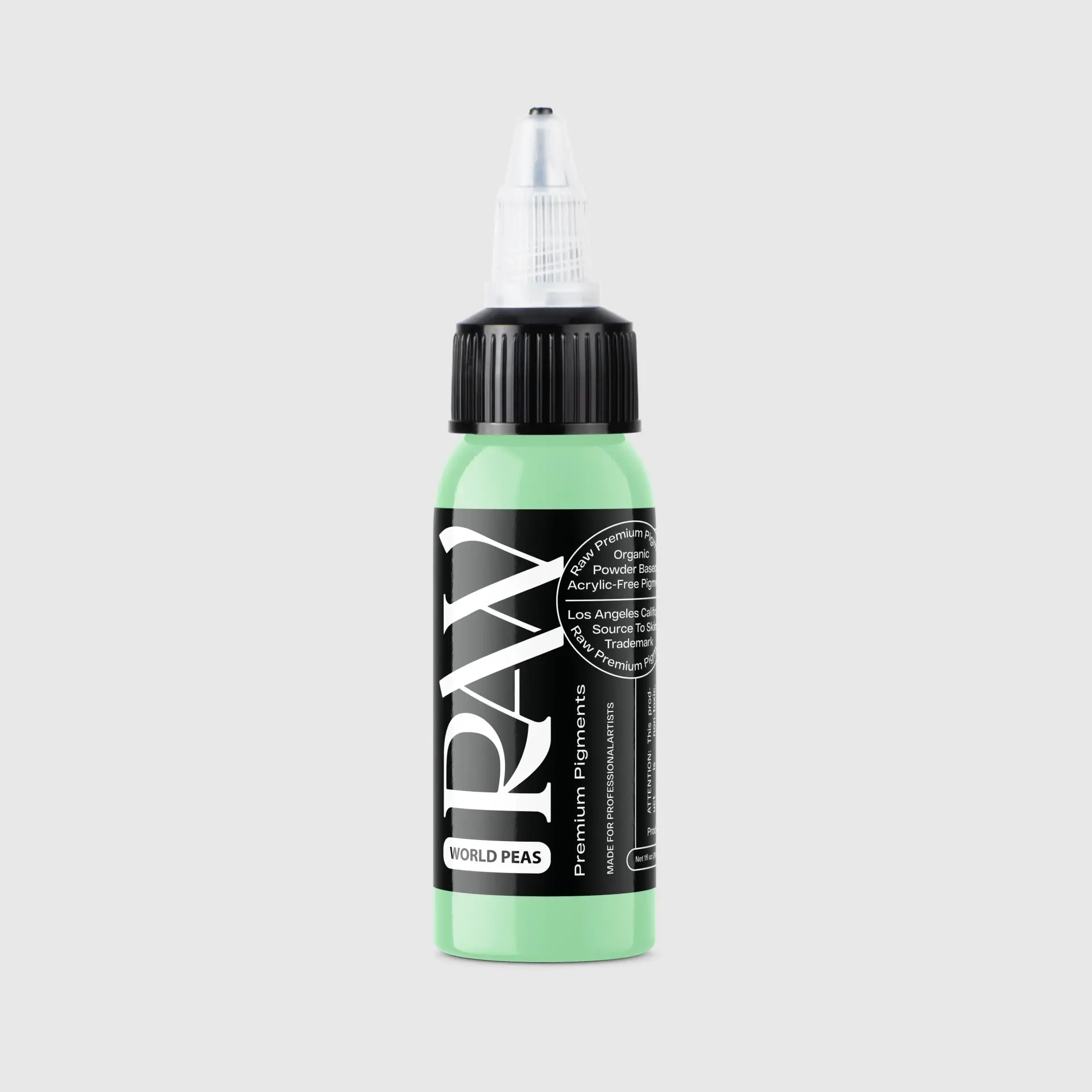 Raw Pigments World Peas 1 oz 30 ml Mint Yeşil Dövme Boyası