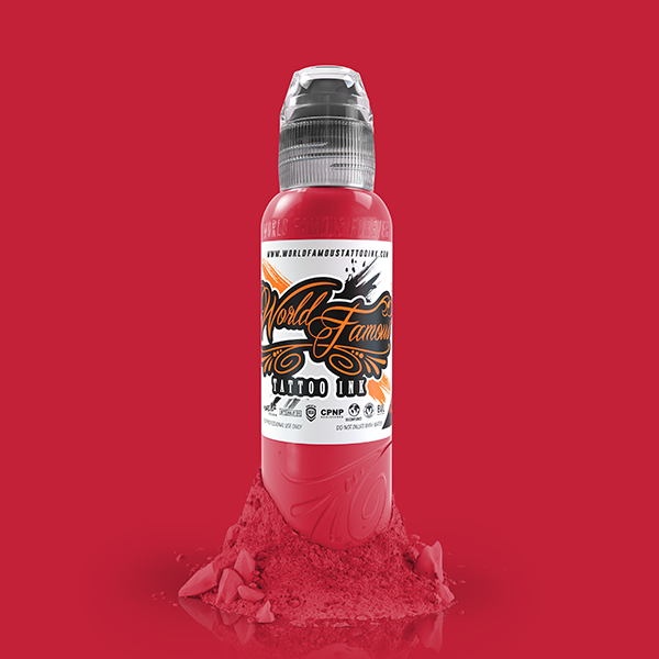 World Famous Rose Red 1/2 oz 15 ml Dövme Boyası