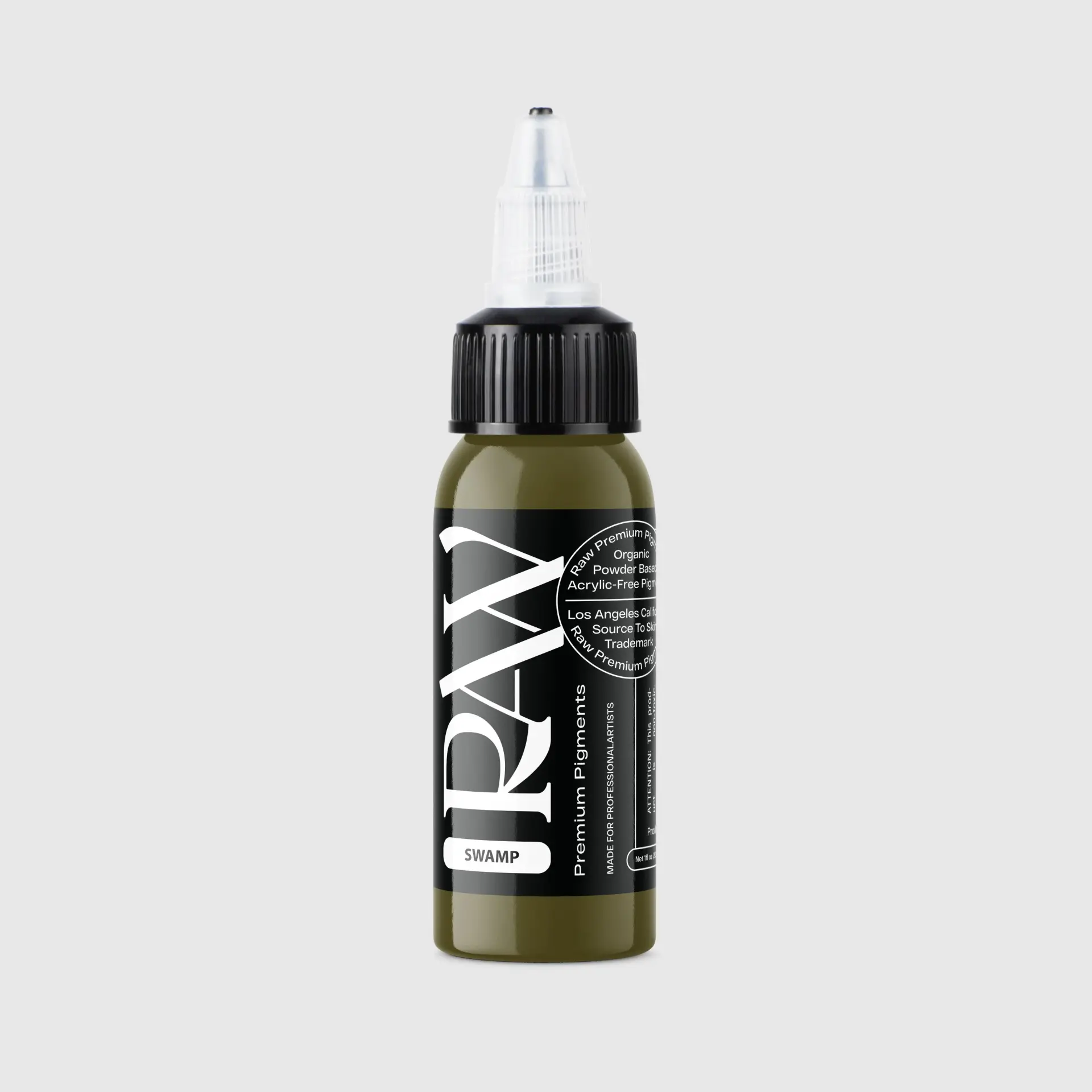 Raw Pigments Swamp 1 oz 30 ml Koyu Yeşil Dövme Boyası