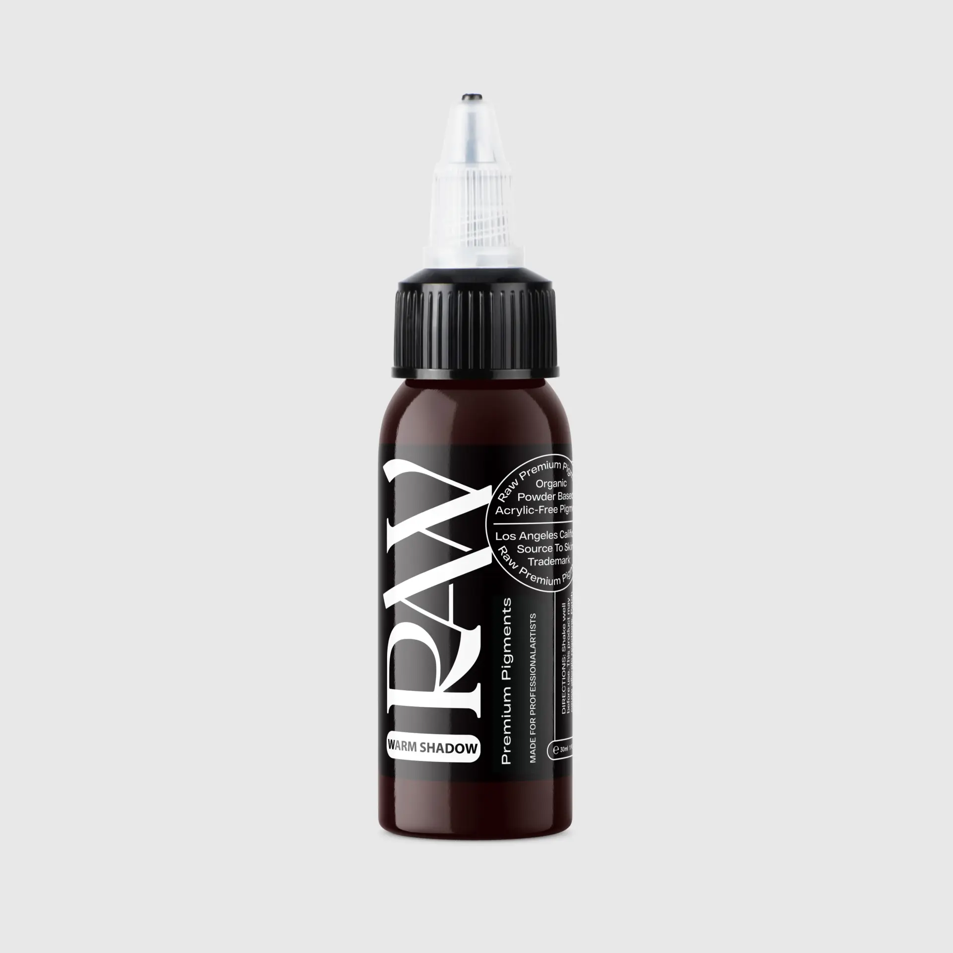 Raw Pigments Warm Shadow 1 oz 30 ml Koyu Kahverengi Dövme Boyası