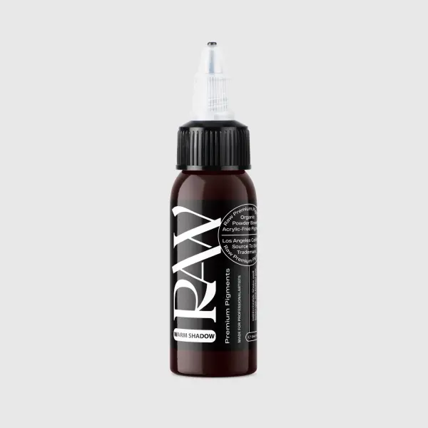 Raw Pigments Warm Shadow 1 oz 30 ml Koyu Kahverengi Dövme Boyası