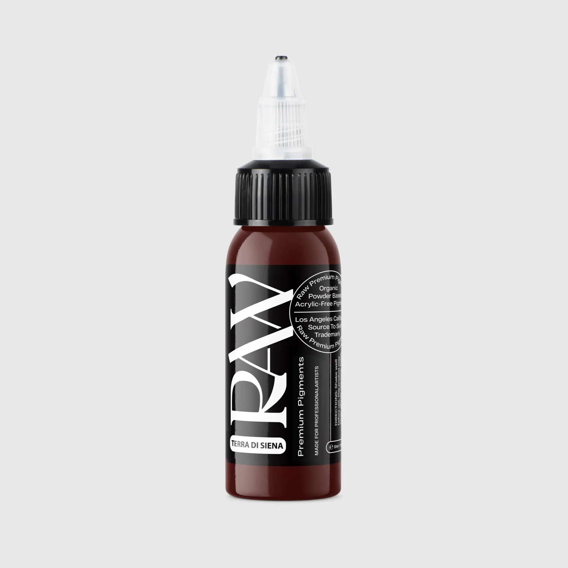 Raw Pigments Terra Di Sienna 1 oz 30 ml Koyu Kahverengi Dövme Boyası