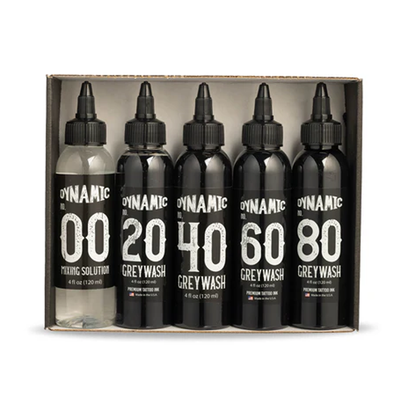 Dynamic Greywash Set 4 oz 120 ml Dörtlü Siyah Gölge Seti