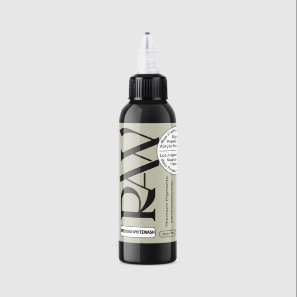 Raw Pigments Medium Whitewash 1 oz 30 ml Orta Ton Gri Gölge Dövme Boyası