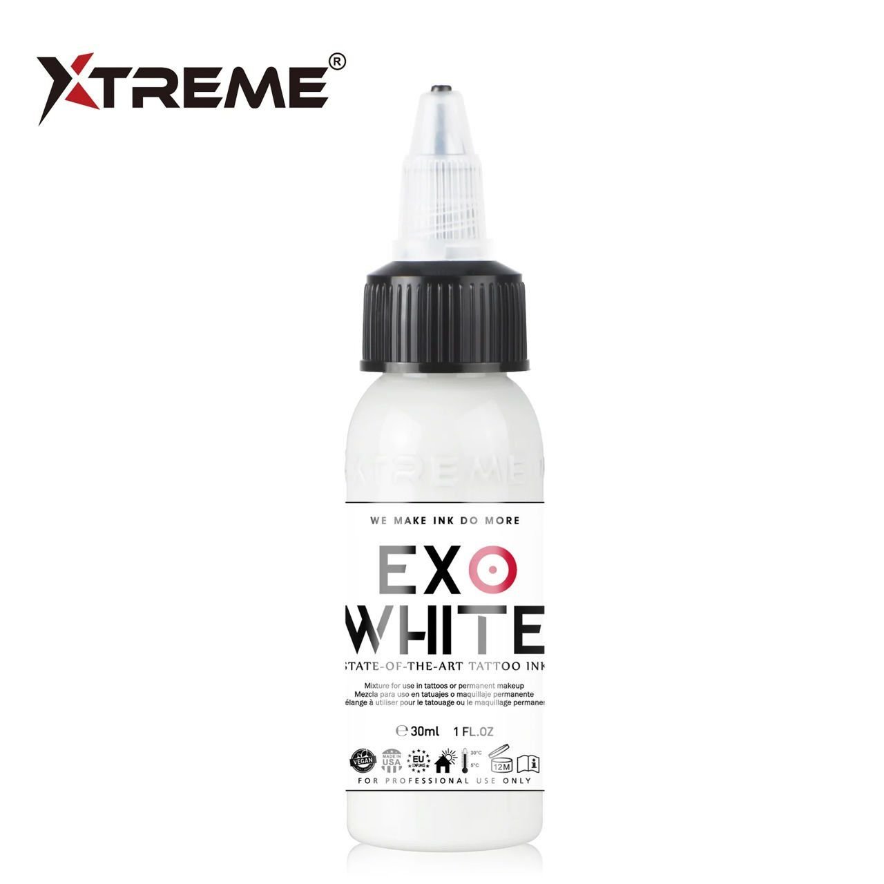 Xtreme Ink Exo White 1 oz 30 ml Beyaz Dövme Boyası