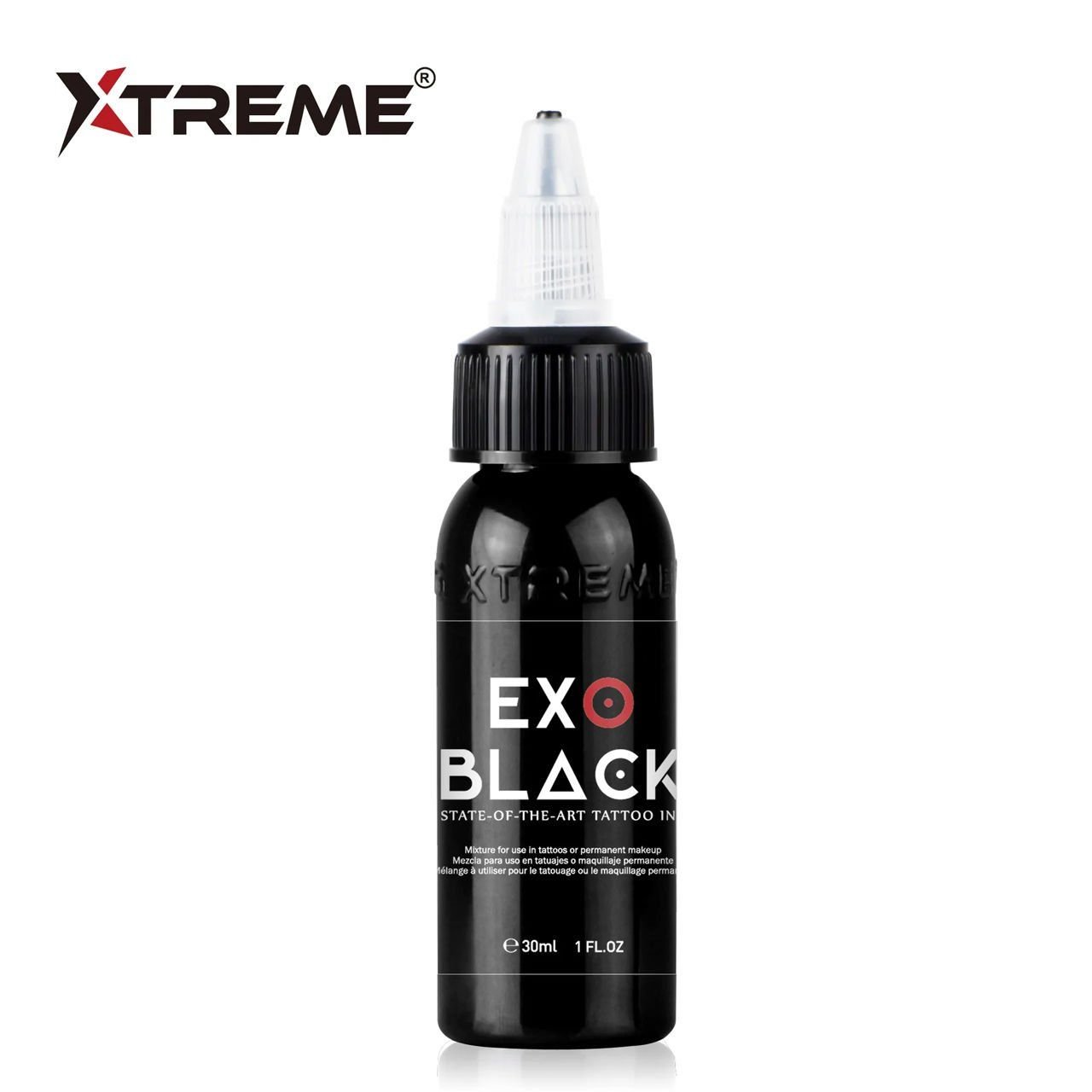 Xtreme Ink Exo Black 1 oz 30 ml Yoğun Siyah Dolgu İçin Dövme Boyası