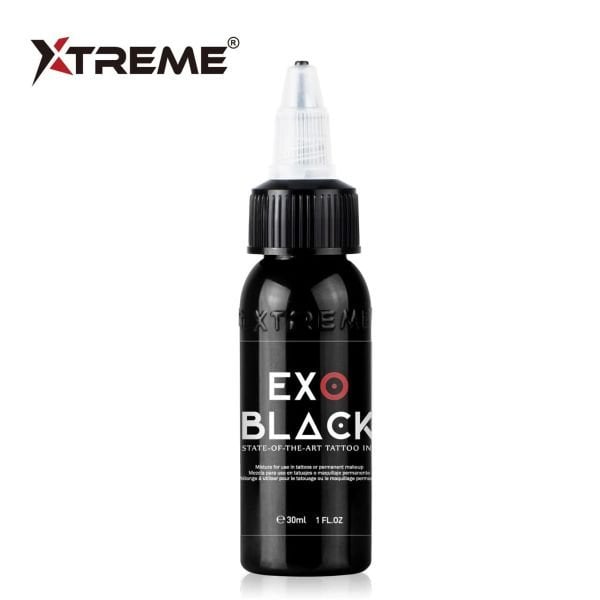 Xtreme Ink Exo Black 1 oz 30 ml Yoğun Siyah Dolgu İçin Dövme Boyası