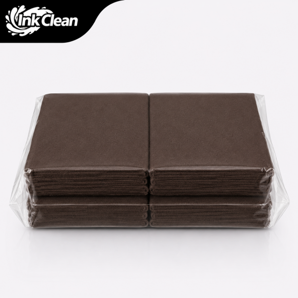InkClean 10cm x 20cm 100 Adet Siyah Dövme Temizleme Havlusu