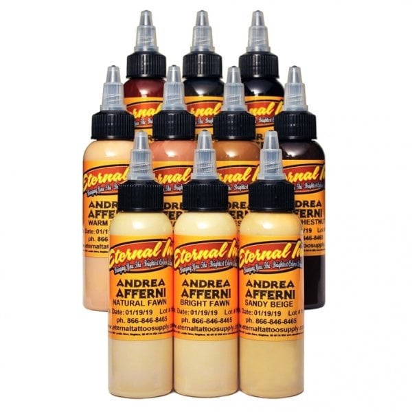 Eternal Ink Andrea Afferni Signature Series Set 10 Renk Dövme Boyası
