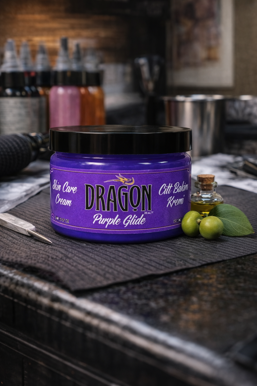 Dragon Purple Glide 150ml Dövme ve Cilt Bakım Kremi