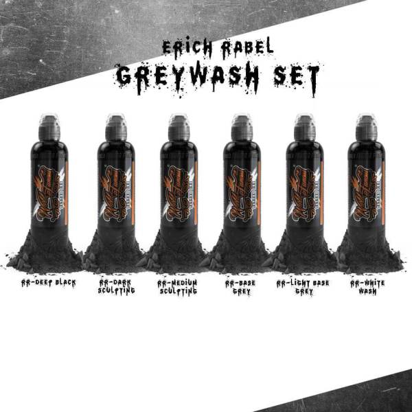World Famous Ink Erich Rabel Shading Set 4 oz Gölge Seti