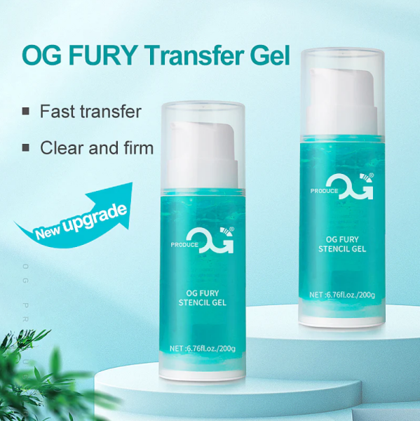 OG FURY Stencil Transfer Gel Solution 200g Dövme Transfer Jeli