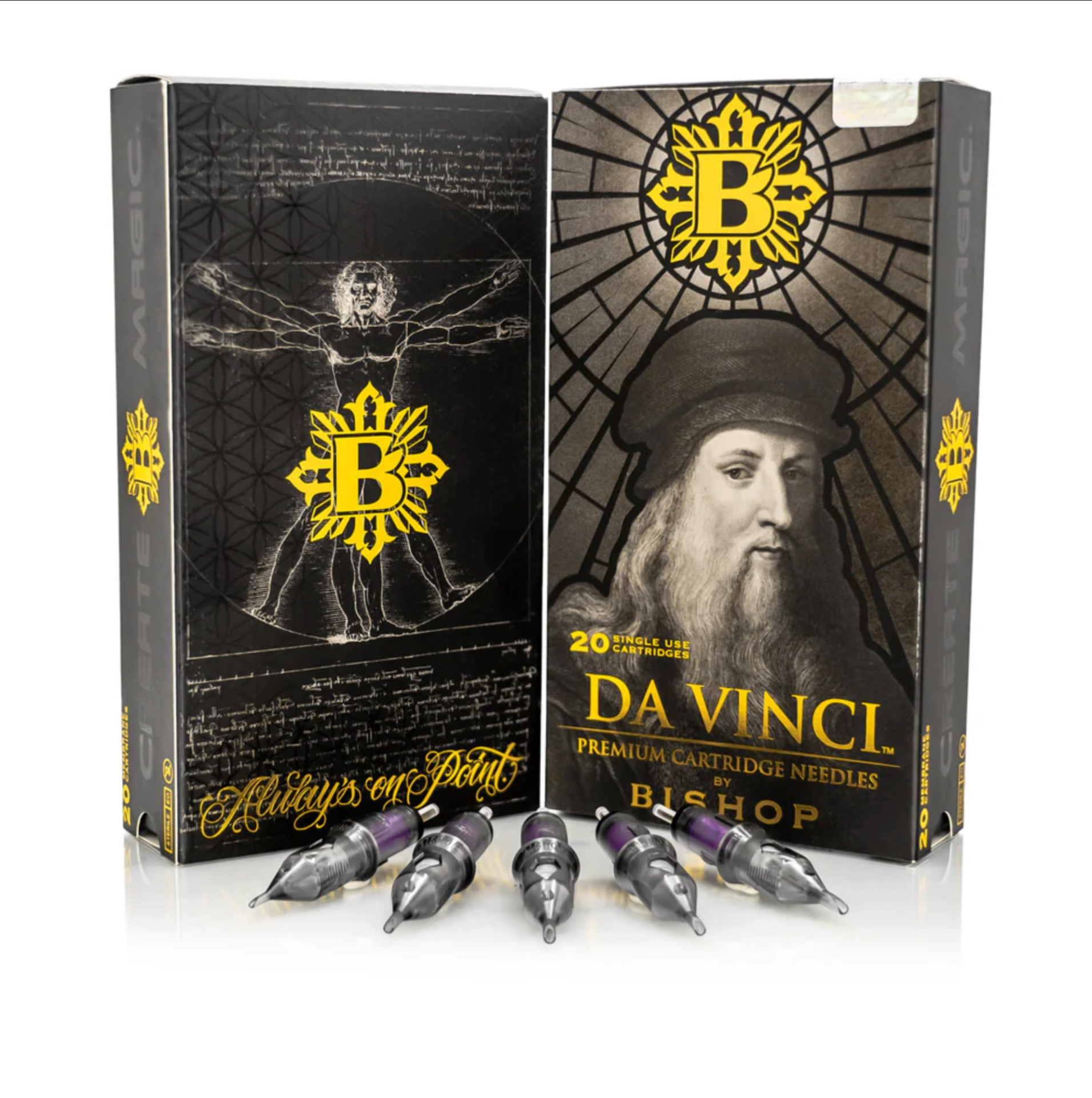 Bishop Da Vinci 1211 RSLT Round Shader Cartridge Kartuş Dövme İğnesi