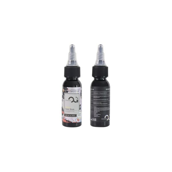 OG Produce Deep Black 1 oz 30 ml Siyah Çizgi ve Dolgu Dövme Boyası