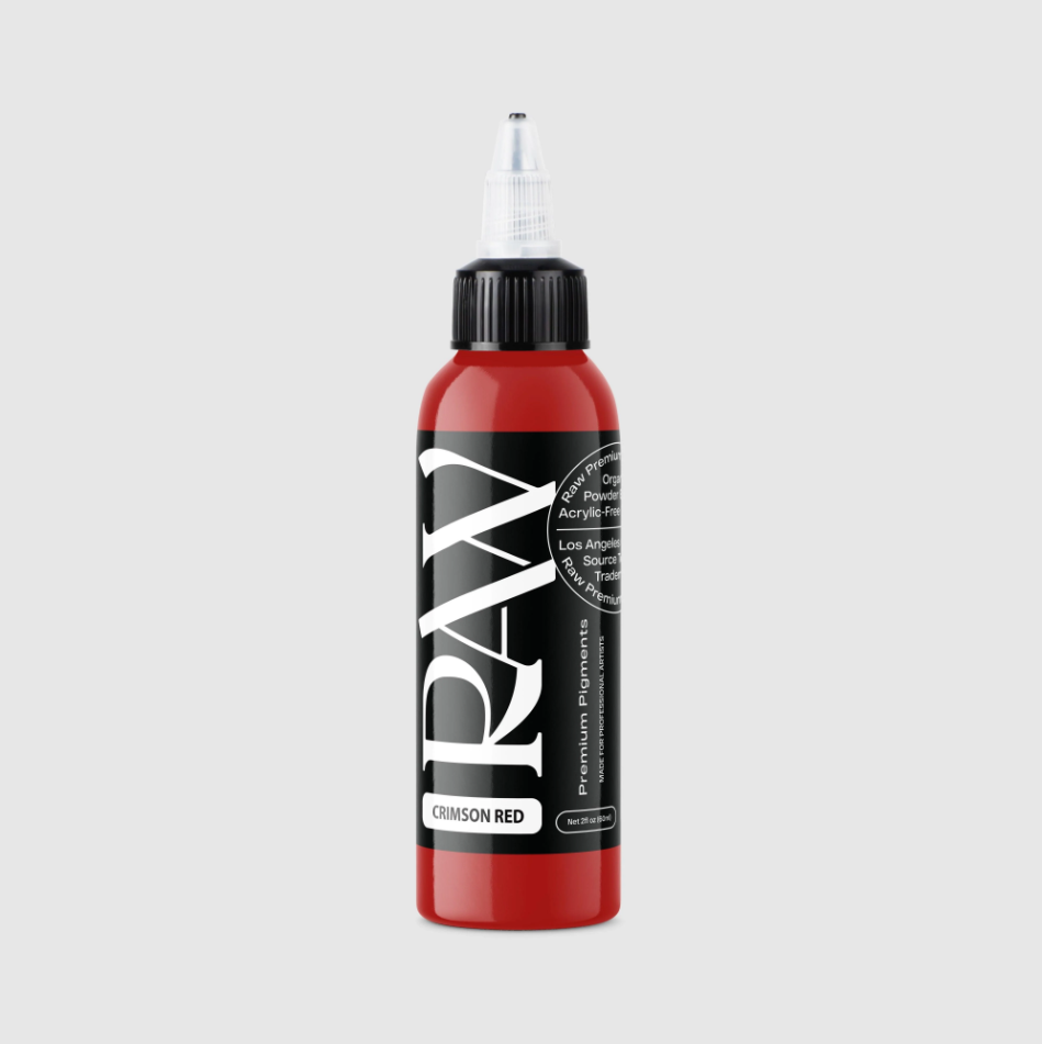 Raw Pigments Crimson Red 2 oz 60 ml Kırmızı Dövme Boyası