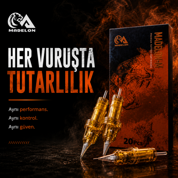 Madelon Eltte Mix Karışık Kutu Cartridge Kartuş Dövme İğnesi 1 Kutu (20 Adet)